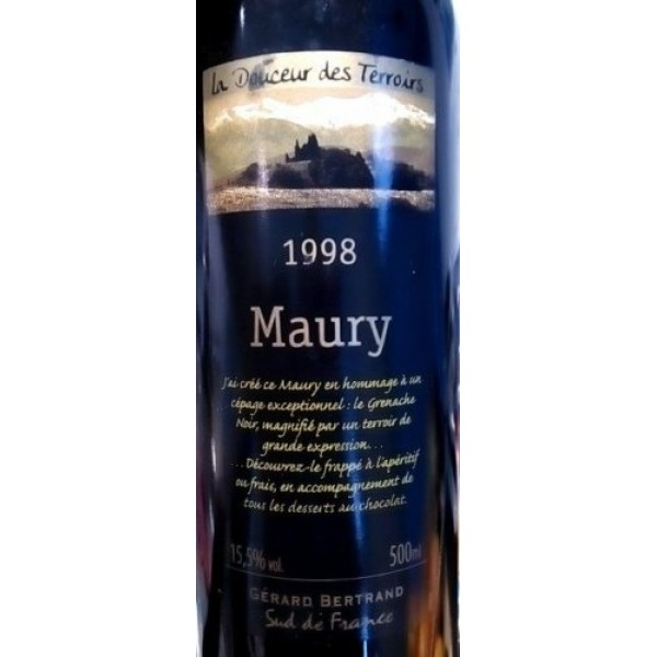 Gérard Bertrand Maury La Douceur Des Terroirs 1998 15.5% vol 50 cl