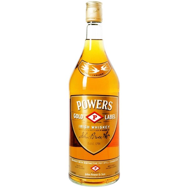 Powers Gold Label Irish Whisky 40% vol 1 Lt