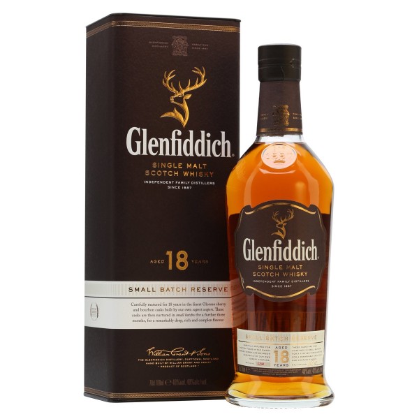 Glenfiddich 18 years 40% vol 70 cl