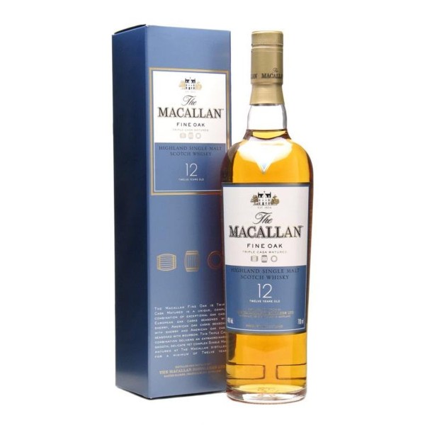 Macallan 12 years Fine Oak triple cask 40% vol 70 cl