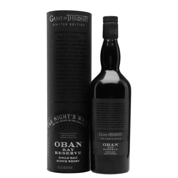 Oban Game of Thrones The Night’s Watch – Oban Bay Reserve 43% vol 70 cl