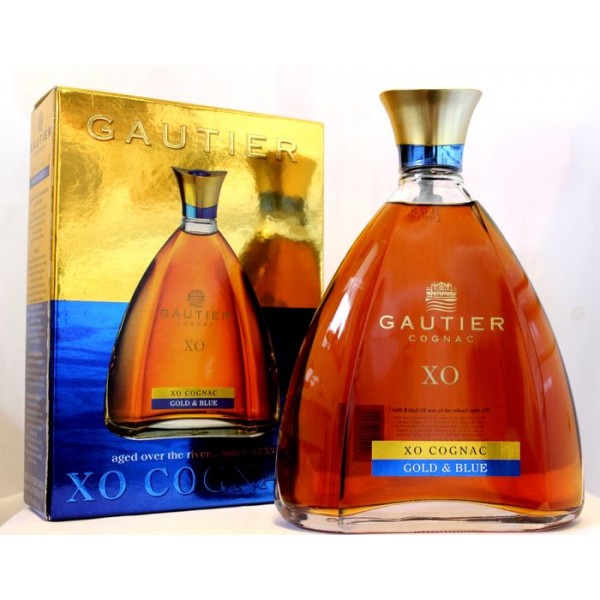Gautier X.O. Gold & Blue Cognac 40% vol 70 cl