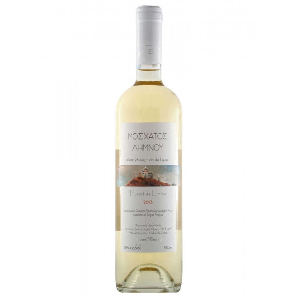 Limnos Wines Μοσχάτος Λήμνου Λευκός 15% vol 75 cl