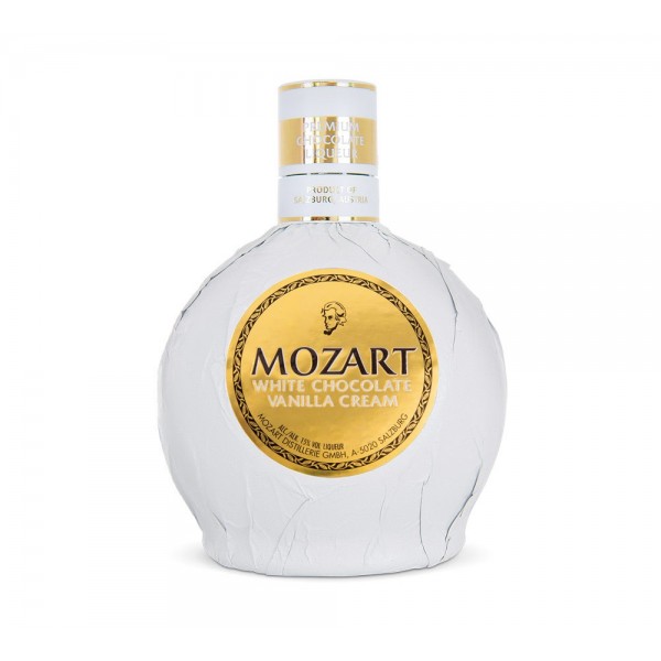 Mozart White Chocolate Vanilla Cream Liqueur 15% vol 50 cl