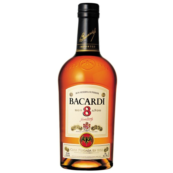 Bacardi Rum 8 Years 40% vol 70 cl