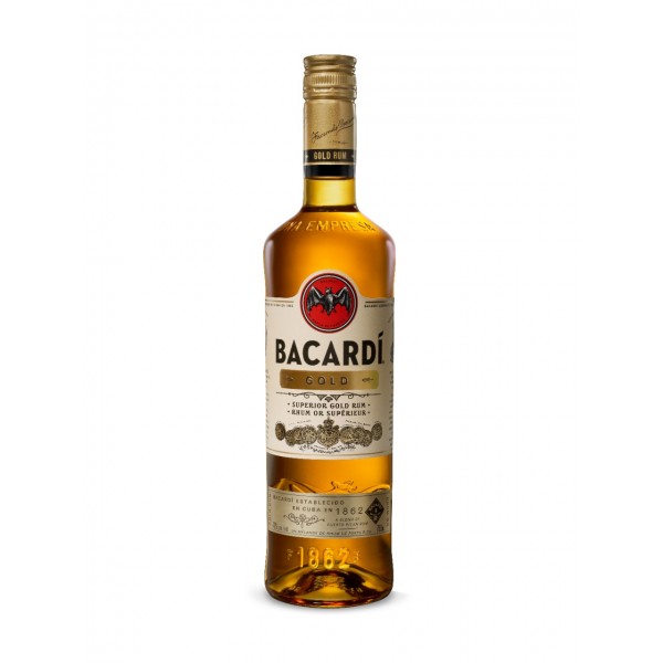 Bacardi Rum Gold (Oro) 37.5% vol 70 cl