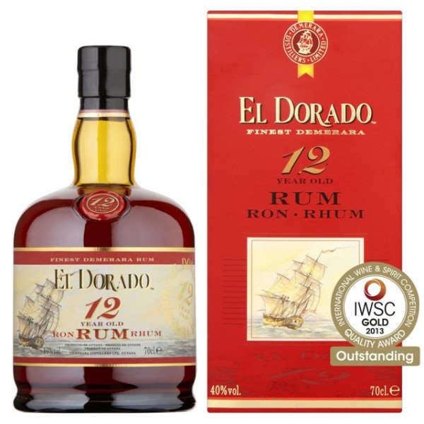 El Dorado 12 Years Old Rum 40% vol 70 cl
