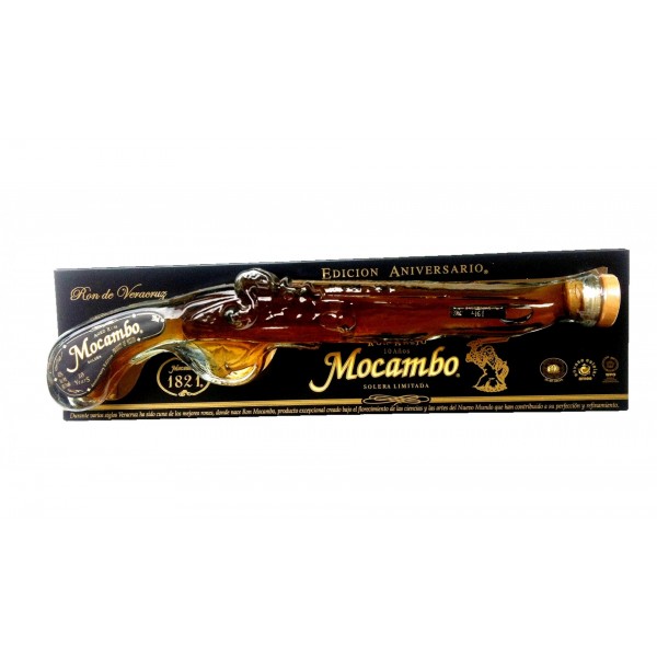 Mocambo Mexican Rum Buccaneer Pistol 10 years old 40% vol 20 cl