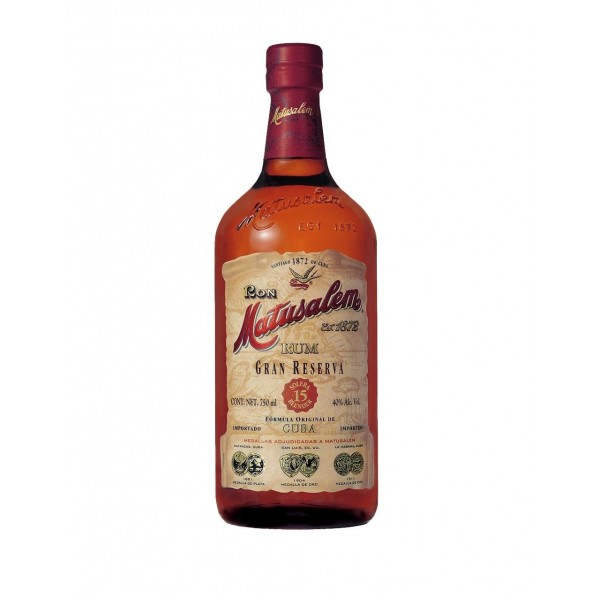 Matusalem Gran Reserva Rum 15 Years Old 40% vol 70 cl